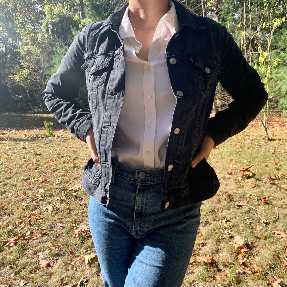 Black Denim Levi’s Jacket